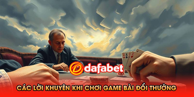Các Lời Khuyên Khi Chơi Game Bài Đổi Thưởng Dafabet